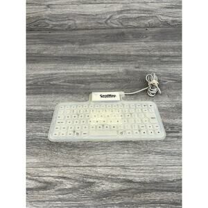 Vintage Crywolf Cool Mac Keyboard Waterproof Flexible Durable USB Wired For Mac